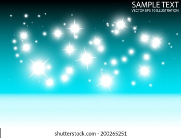 Modern sparkle template vector background illustration - Abstract sparks and glitters vector background illustration
