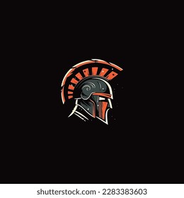 modern spartan logo vector, spartan helmet logo