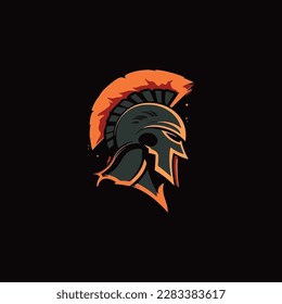 modern spartan logo vector, spartan helmet logo