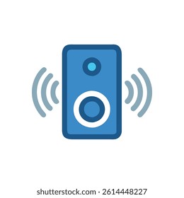 Modern Speaker Icon for Home Audio