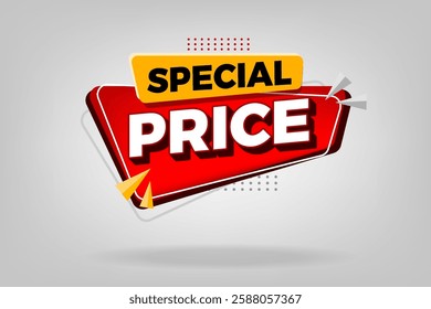 Modern special price sale banner