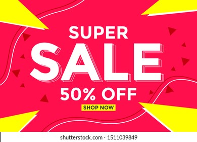 Modern Special Sale Banner and Poster Background vector.