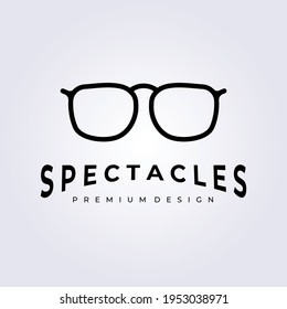 gafas modernas gafas logotipo símbolo icono vectores etiqueta de señalización diseño gafas de tienda logo