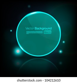 Modern speech bubble design