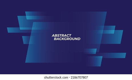 Modern speed background with movement pattern. Blue dynamic and sport banner with diagonal overlay shape. Futuristic technology design template. Vector illustration