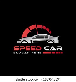 modern Speed Car sport logo design vector template