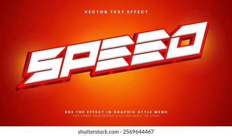 Modern Speed editable text effect Template Suitable for sport and champion text style