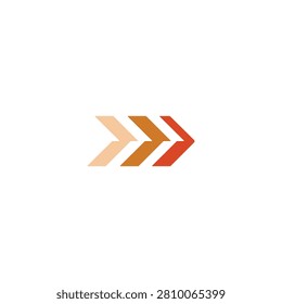 Modern speed fast motion forward vector logo design