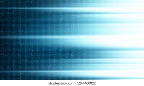 Modern Speed Light on Circuit Microchip Technology Background,Hi-tech Digital and Internet Concept design,Free Space For text in put,Vector illustration.