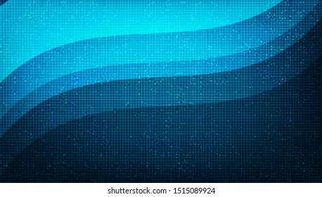 Modern Speed Line on Technology Microchip Background,Hi-tech Digital and Internet Concept design,Free Space For text in put,Vector illustration.