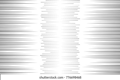 Modern speed lines in motion