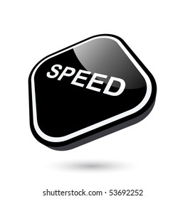 modern speed sign