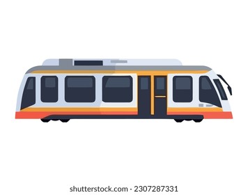 modern speed train transport icon isolated