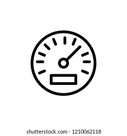 Modern speedometer icon