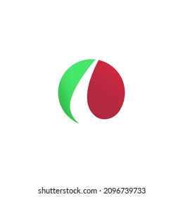 Modern sphere logo design. Abstract letter l icon design in circular shape.