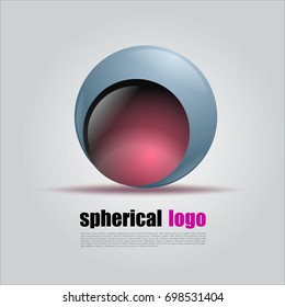 Modern Spherical Logo