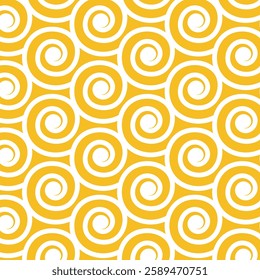 Modern spiral abstract geometric pattern tiles Japanese style circles seamless pattern. Endless repeated texture.Vector illustration.