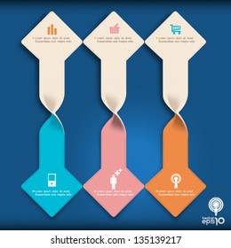 Modern spiral infographics banner. Vector format. can be used for workflow layout, diagram, number options, web design.