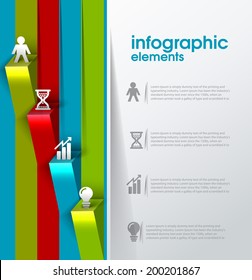 Modern spiral infographics options banner.