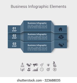 Modern spiral infographics options banner. Vector illustration. can be used for workflow layout, diagram, number options, web design.