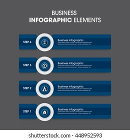 Modern spiral infographics options banner. Vector illustration. can be used for workflow layout, diagram, number options, web design.