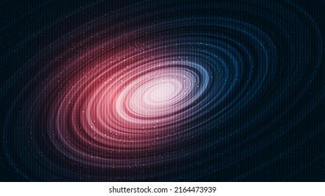 Modern Spiral Technology on Future Background,Hi-tech Digital and Communication Concept design,Free Space For text in put,Vector illustration.