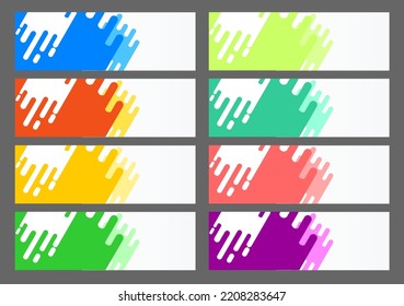 modern splash background banner template colorful
