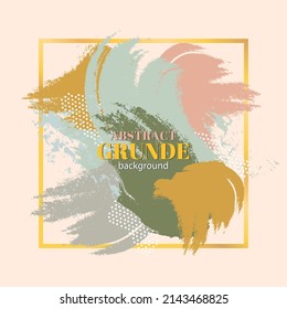 Modern splash frame with pink background.