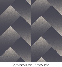 Modern Split Chevron Seamless Pattern Trend Vector Dot Work Abstract Background. Creative Geometric Endless Abstraction Textile Design For Clothes Repetitive Wallpaper. Half Tone Art Illustration