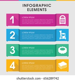 Modern sponge infographic template. infographic design with sponge icons includes cleaning tools. can be used for presentation, diagram, annual report, web design.