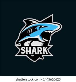 Fish Mascot Logo Esport Template Modern Stock Vector (Royalty Free ...