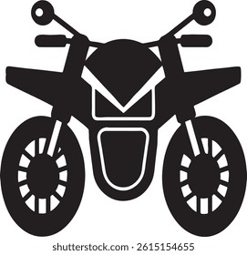 Modern Sportbike Vector Design on white background