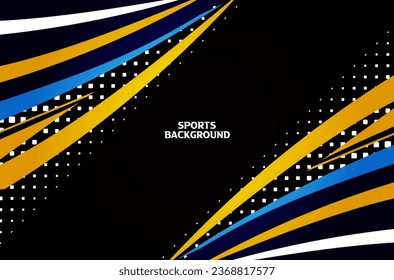Modern Sports Background vector. Abstract sports design background