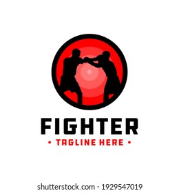 modern sports boxing logo design or MMA