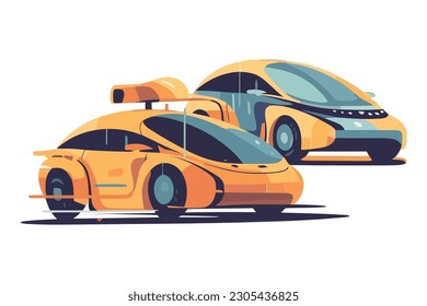 Modern sports cars icon isolated