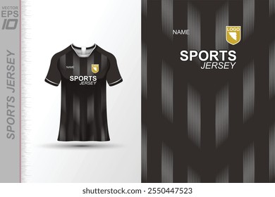 Modern sports jersey design with dynamic colors and geometric patterns, perfect for soccer, cycling, or activewear. A sleek and energetic look ideal for teams or personal sports apparel