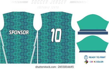 Design moderno da camisa de esportes com cores dinâmicas e padrões geométricos, perfeito para futebol, ciclismo ou roupas ativas. Um olhar elegante e energético ideal para equipes ou vestuário esportivo pessoal