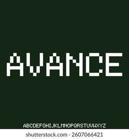 Modern sporty display font vector with alternate
