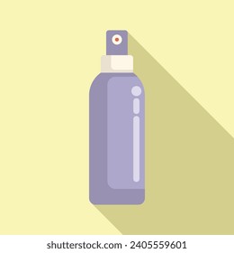 Moderne Spritzflasche Ikone flach Vektorgrafik. Handwäsche. Sicherheitswaschmittel