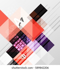 Modern square abstract background