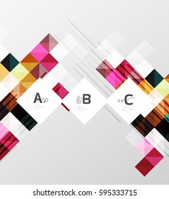 Fondo abstracto cuadrado moderno