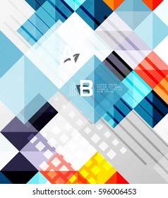 Modern square abstract background