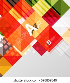 Moderner, quadratischer, abstrakter Hintergrund