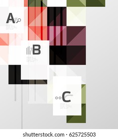 Fondo abstracto cuadrado moderno