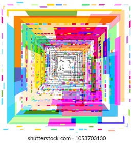 Modern square background for printing