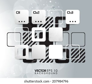 Modern Square Design Background Eps 10