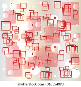 Modern square design background vector illustration 