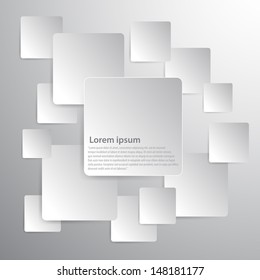 Modern square design for your templates