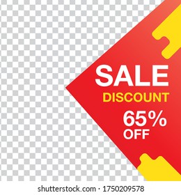 Modern square editable banner template. Suitable for social media post and web, internet ads. Vector illustration with photo college.