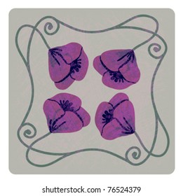 modern square ornament